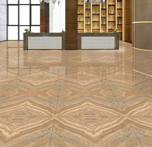 Venta al por mayor de baldosas de cerámica para suelos con aspecto de madera de 600x600 para decoración de lujo para el hogar y la Oficina - Product Image 3