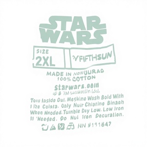 T-shirt Star Wars (nero uomo 2XL) - Product Image 1