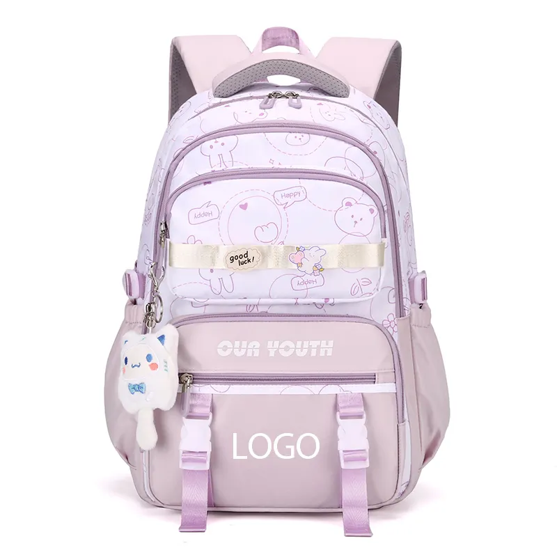 JIANGLIDA wholesale Customized logo Nylon school Backpacks supplies Student travel backpack summer products bolsos escolares