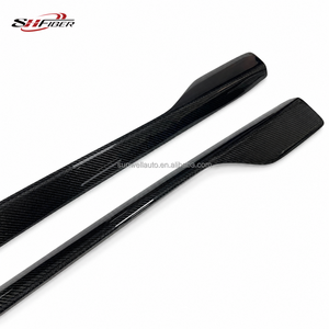 Faldones Laterales de Fibra de Carbono Giulia para <span class=keywords><strong>Alfa</strong></span> <span class=keywords><strong>Romeo</strong></span> Giulia 2.9T V6 520HP Quadrifoglio <span class=keywords><strong>GTAM</strong></span> - Product Image 2