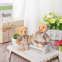 Mini ours en peluche, petit ours articulé, poupée douce pour bricolage, porte-clés, anniversaire, mariage, décorations de noël, faveur de fête