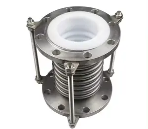 NXF High-Pressure Corrugated Bellows Stainless Steel 304/316 Pipe Expansion Joint compensator Flange Connection Metal Fittings