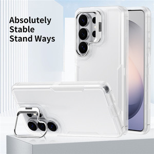 Funda Transparente con Anillo de Soporte para Lente de Aleación y Soporte para Samsung Galaxy S26 Ultra S <span class=keywords><strong>26</strong></span> Plus GalaxyS26 5G - Product Image 6