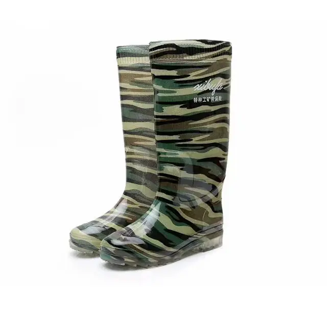New Designer Rain Boots Anti Slip High Quality Wholesale Classical PVC Waterproof Rain Boots For Men