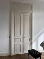 Forestar Usine Personnalisé Luxueux Style Français Intérieur Double Porte pour Maisons Villa