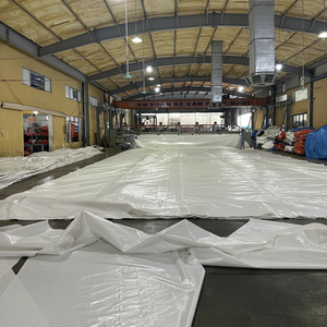 Orange/Dark Blue 200gsm Plain Tarpaulin <b>Fabric</b> <b>Waterproof</b> and Stylish Boys and Girls Style - Product Image 1