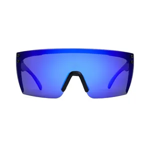 One Piece Lenses Trendy Colourful Shades Polarized Outdoor Sports Cycling Glasses