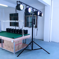 Trépied télescopique réglable de 3m 4.5m, double couche, à manivelle, pour l'extérieur, mariage, scène, lumière LED, barre en T.