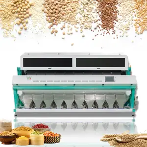 Benzersiz tohumları renk sıralama makinesi/uzun taneli yarı haşlanmış pirinç renk sıralayıcı/kullanılan pirinç renk sıralayıcı makinesi