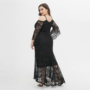 Eleganti <span class=keywords><strong>abiti</strong></span> da damigella d'onore asimmetrici da sposa Sexy <span class=keywords><strong>con</strong></span> <span class=keywords><strong>scollo</strong></span> a barca in pizzo <span class=keywords><strong>con</strong></span> motivo traforato a svasato <span class=keywords><strong>abiti</strong></span> da damigella d'onore - Product Image 1