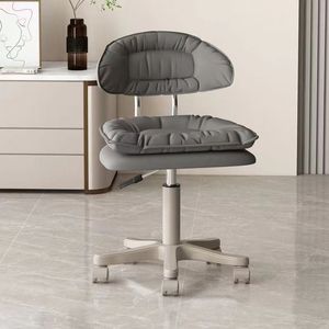 Tabouret de coiffeur pivotant de haute qualité pour salon de beauté, chaise de coiffage ronde contemporaine et confortable - Product Image 2