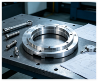 Bague d'adaptation en aluminium usinée CNC, grande diamètre, pour carter d'embrayage