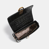 Sac à main de luxe de haute qualité 2027, design carré, imprimé floral, sac bandoulière pour femme