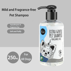Private Label Coconut Vanilla Pet Shampoo para Cães e Gatos Lavar Hyper Orgânico Shampoo Body Shower Itchy Relief 250ml OEM - Product Image 4