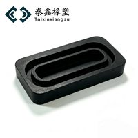 Taixin Bande amortissante en caoutchouc perforée de forme spéciale, avec bloc de fixation et insert absorbant les chocs, pour équipement de cabinet