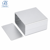 Boîtier de projet en aluminium anodisé 110*58mm, assemblable par glissement, pour grand circuit imprimé, alimentation électrique, instrument 100/200mm