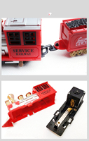 Pista De Tren De Juguete enfants auto-assembler Ho échelle Train piste jouets HN819955 boîte de fenêtre en plastique unisexe ABS lumière et son
