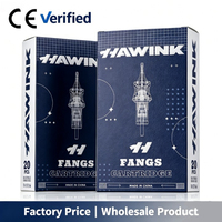 Hawink Tattoo Needles Premium kwaliteit tattoo-naaldcartridge Superscherpe, nauwkeurige tattoo-cartridge voor tattoo-machine tattoo-pen