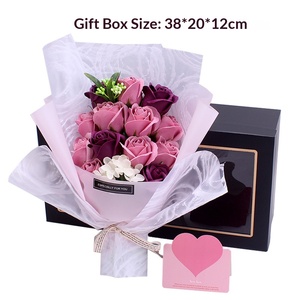 Jabón de Flores, Regalo Romántico para el Día de San Valentín, Creativo Ramo de Rosas de Jabón en Caja de Regalo - Product Image 6
