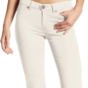 Pantalones ajustados con licencia de logotipo cómodos de moda para mujer OEM Leggings casuales ligeros Todos los días Spandex lavado plano - Product Image 1