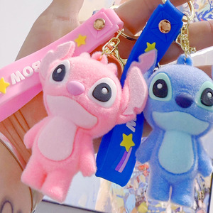 Hot-selling Wholesale of Cute and Soft Purple Stitch Plush Keychains and Key Chains Suitable for Both Men and Women