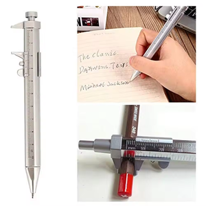 Tùy chỉnh đ<span class=keywords><strong>a</strong></span> chức năng công cụ đo lường nhự<span class=keywords><strong>a</strong></span> Vernier Caliper bút Cai Trị bút bút bi với logo quảng cáo - Product Image 4