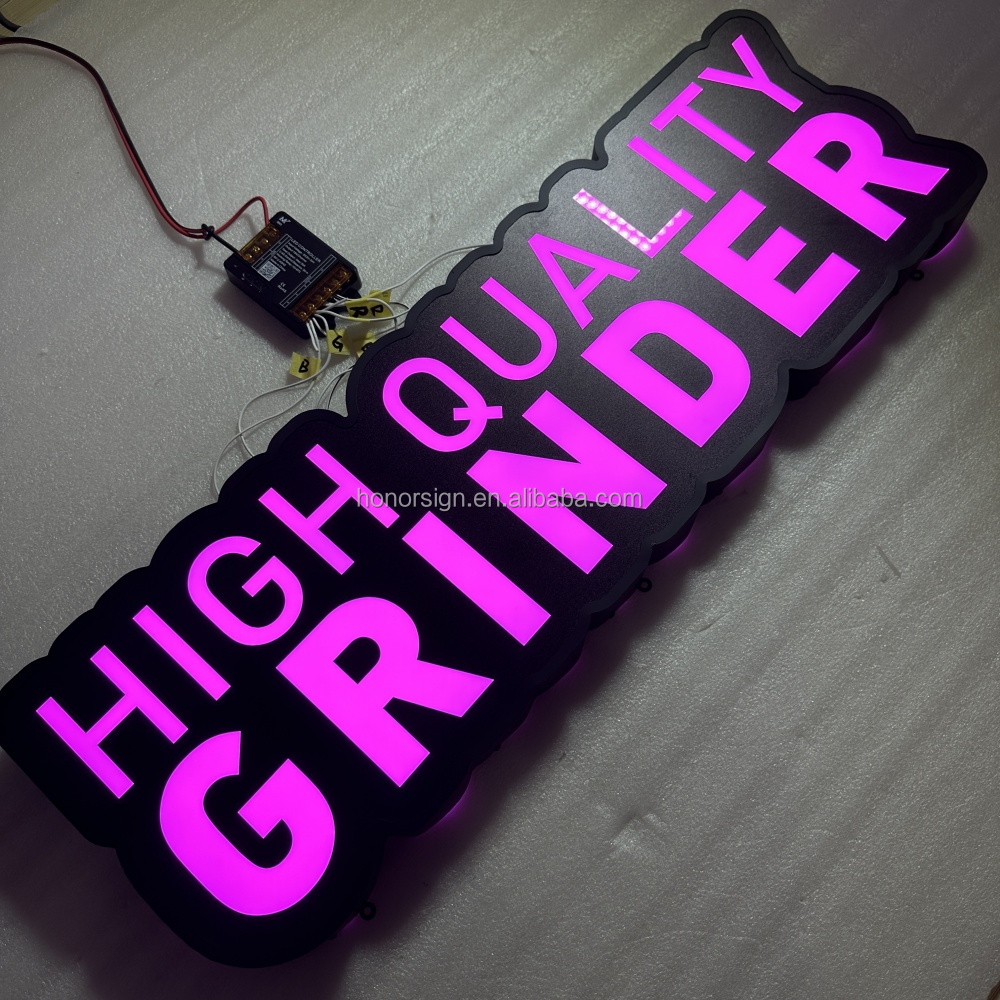 Пользовательские 3D фронтальное письмо знак RGB светодиодные буквы для магазина бизнес-электронный знак