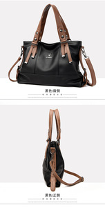 Women Tote Bag Supplier PU Leather Ladies Female Fashion <b>Shoulder</b> Bag Woman Large Capacity Handbags - Product Image 4