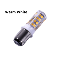Ampoule pour machine à coudre, double contact BA15D, ampoule à enfoncer, lumière du jour blanche 6000K, remplacement de la base pour machine à coudre