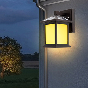 Outdoor Wall Mounted <b>Solar</b> LED Lantern <b>Light</b> Warm White 3500K Aluminum Alloy Garden Lamp Waterproof Design 10-Year Warranty - Product Image 6