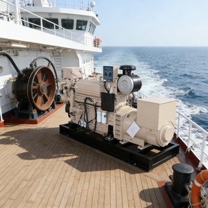 Groupe électrogène marin ultra-performant 375 kW, unité de puissance robuste et fiable pour bateaux, système de refroidissement par eau CCFJ375-JW assuré - Product Image 6