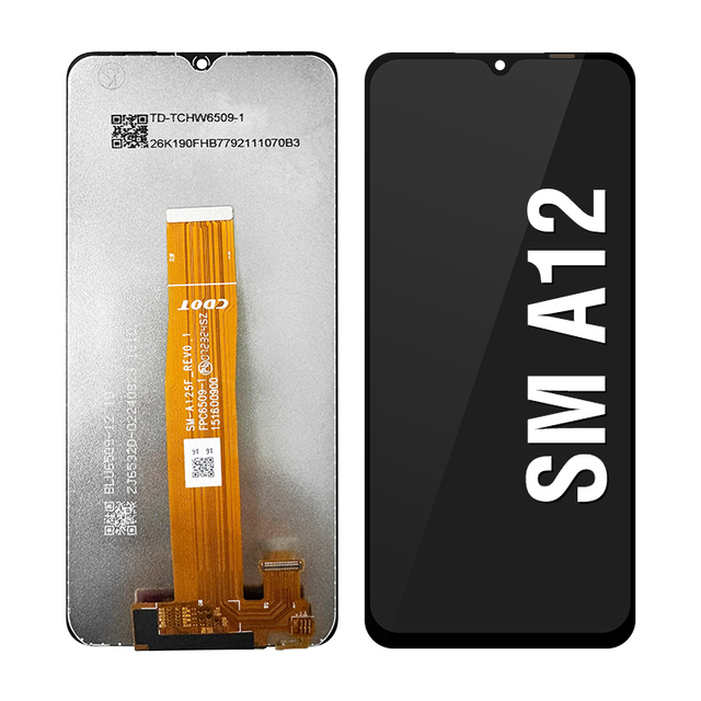 Display No Frame Replacement TFT LCD for Samsung A12 OEM Digitizer Phone Screen Panel