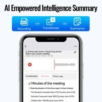 A6 Nouvelle Explosion Transfrontalière Enregistreur IA Intelligent avec Traduction ChatGPT, Stylo Enregistreur Vocal, Contrôle par APP, USB WAV