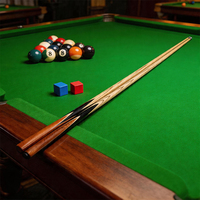 Queue de billard professionnelle en bois d'érable de haute qualité, monobloc, durable, légère, moderne, avec logo personnalisable, pour club de billard