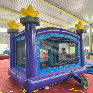 Castello Gonfiabile Ecologico in PVC Shining Star Dream Unicorn KaiSheng con Scivolo per Bambini, Uso Esterno - Product Image 3