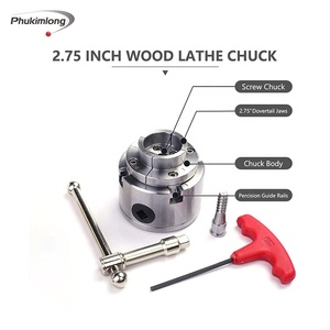 PHUKIMLONG CK275 2.75 pouces <span class=keywords><strong>mandrin</strong></span> auto-centrant <span class=keywords><strong>à</strong></span> 4 mâchoires mandrins de <span class=keywords><strong>tour</strong></span> <span class=keywords><strong>à</strong></span> <span class=keywords><strong>bois</strong></span> outils de <span class=keywords><strong>tour</strong></span> haute capacité - Product Image 2