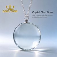 Collier photo en verre cristal vierge en gros à prix abordable, nouveau pendentif médaillon cœur en verre pour photos, coffret cadeau mariage et Saint-Valentin