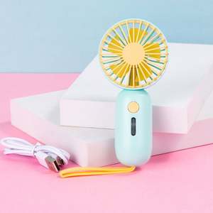 Ventilador de Mano Mini de 500 mAh, Estilo Chino/Morandi/Forma de Flor, Viento Fuerte, para Todas las Ocasiones, Regalo Promocional, Superventas - Product Image 2