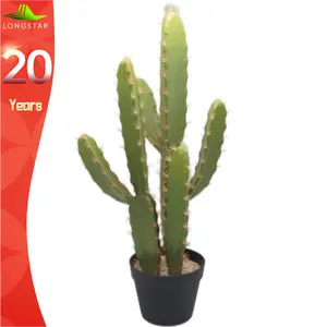 Artificial Cactus Tall Big Cactus Plants Faux Cacti Saguaro with Planter for Indoor Outdoor Home Office Shop Garden Decoration