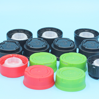 Bouchons de bouteille d'huile moteur industrielle en plastique HDPE de 4 L avec bec verseur et couvercle inviolable pour huile lubrifiante