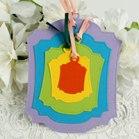 AAGU nuovo taglio metallo muore stampo Scrapbooking taglio carta d'invito a mano etichetta artigianale carta Scrapbooking taglio Die