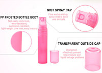 Huile de parfum parfumée Mini Portable 5ml 10ml 15ml bouteille en plastique rechargeable sans fuite voyage Pack parfum pompe vaporisateur