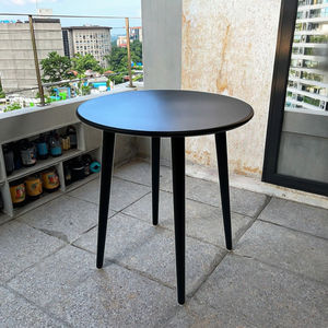 आउटडोर कॉफी दूध चाय की दुकान कार्बन स्टील छोटे गोल डाइनिंग टेबल अवकाश आउटडोर टेबल बालकनी - Product Image 5