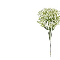 Realistischer Künstlicher Schleierkraut-Strauß Lebensechte Gypsophila-Blumen Grüne Stiele Pflegeleicht Hochzeits- und Partydekoration