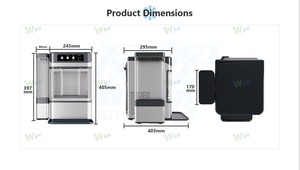 Máy làm đá mini tự động thương hiệu WICE, tiết kiệm năng lượng, máy làm đá viên tại nhà, máy làm đá viên nhỏ, máy làm đá viên quán bar - Product Image 6