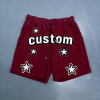Shorts décontractés en molleton pour femme, personnalisables avec broderie chenille, cordon de serrage et taille élastique, style streetwear