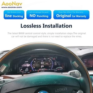 ชุด E65 E66รถยนต์จอ LCD ดิจิตอลสำหรับ BMW 7ชุดอุปกรณ์2001-2008แผงหน้าปัดรถยนต์จอแสดงผลเสมือนจริงชุดระบบแอนดรอยด์ - Product Image 3