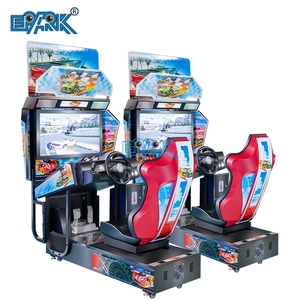 Machine de jeu d'arcade de course simulateur de course à monnayeur, modèle Outrun pour enfants, à fort potentiel de profit - Product Image 1