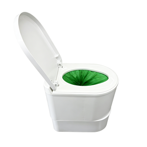 Inodoro Portátil de Una Pieza con Sellado Automático, Material ABS Moderno, Anti-fugas, Anti-olores, para Emergencias, Viajes por Carretera, Autocaravanas, Hoteles, Hospitales - Product Image 2