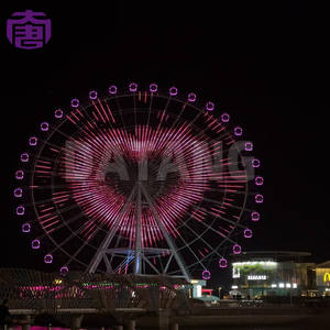 45mm 24V RGBW <b>LED</b> Auto-<b>Color</b>-<b>Changing</b> Dome <b>Light</b> for Amusement Park Ferris Wheels and Theme Park Illumination - Product Image 2